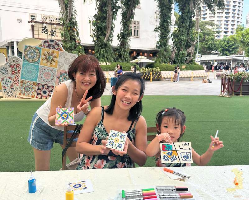 peranakan tile painting workshop